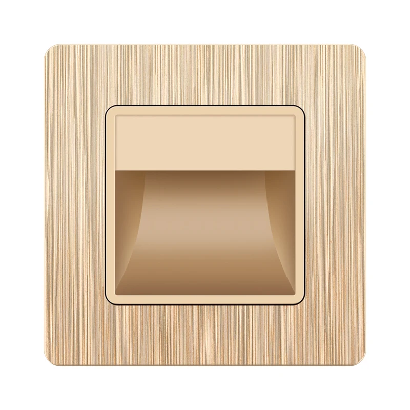 Type 86 Embedded Led Night Light Step Light Household Steps Staircase Aisle Human Body Induction Embedded Foot Light