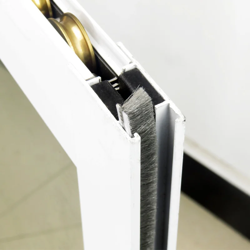 6 Size Door Window Brush Strip Weather Stripping For Home Door Window Draught Excluder Brush Weather Strip Seal Tape