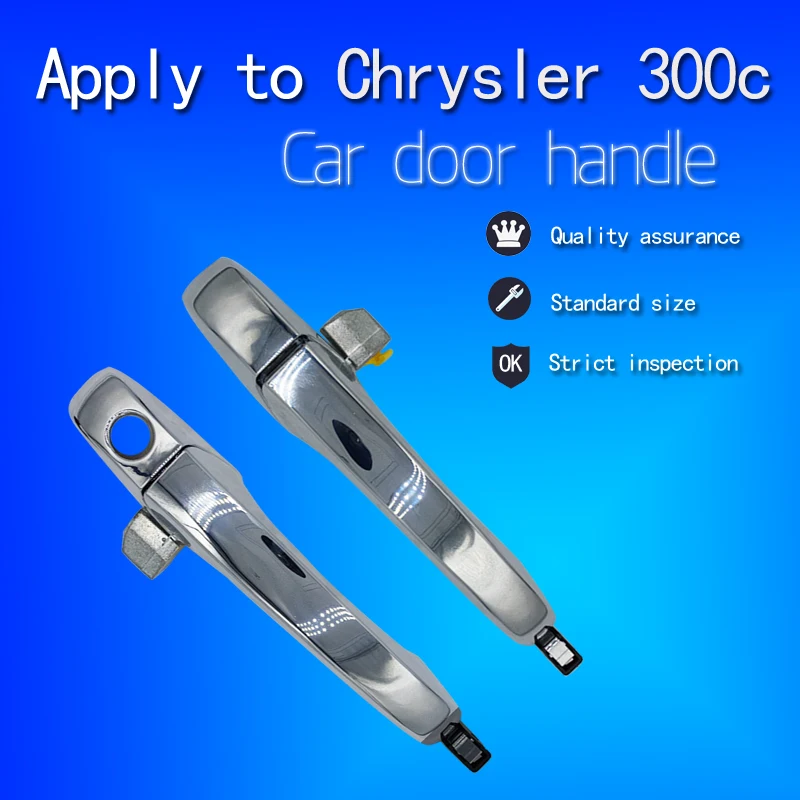 

use for Chrysler 300c front door rear door outer handle chrome 2005-2010 Dodge Magnum 2005-2008 Charge chrome