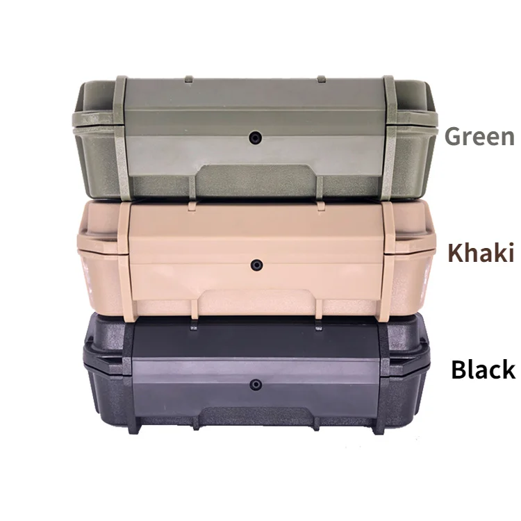 Outdoor multifunctional double-layer shockproof pressure-proof waterproof Sealed box Wild survival storage box