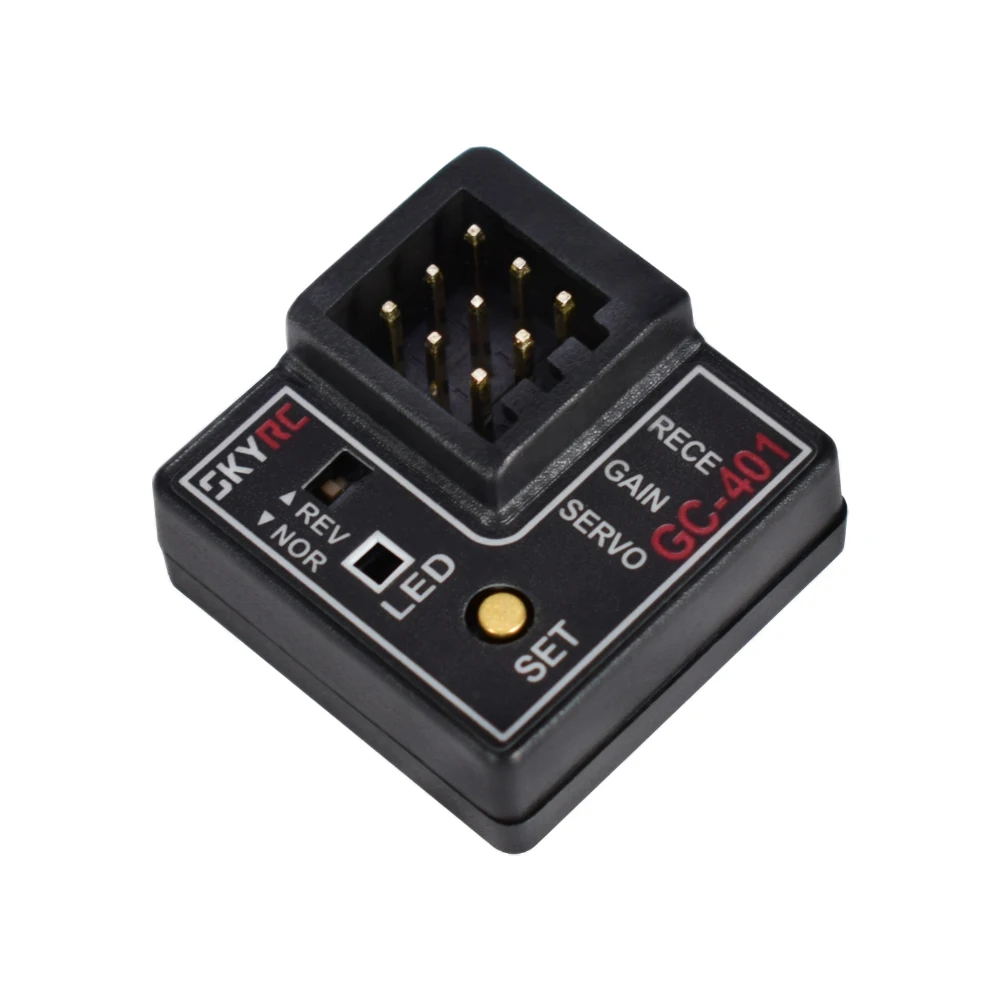 SKYRC Gyro Sensor GC301 GC401 4-8.4V Mini Gyro Sensor Gyroscope for RC Car Steering Output Corrective Integrat Compact SK-600068