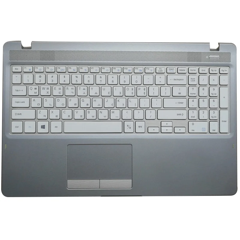 

For Samsung NP500R5K NP500R5H NP500R5K NP500R5H Laptop Palmrest Upper Case White Keyboard Touchpad