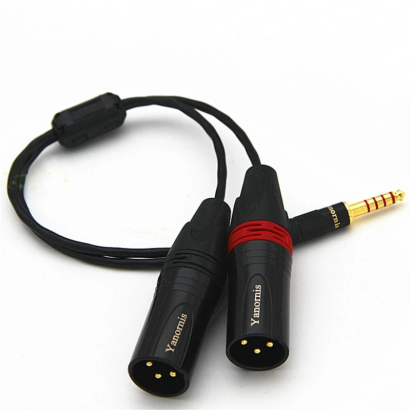 

Premium 4.4mm Balanced to Dual XLR3 Adapter Cable for Sony Walkman PHA/WM/ZX Series