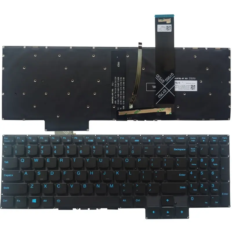 

New Backlit US Keyboard For Lenovo IdeaPad Gaming 3-15IMH05 15ARH05 15ACH GY530 GY550 GY570 Y7000 2020