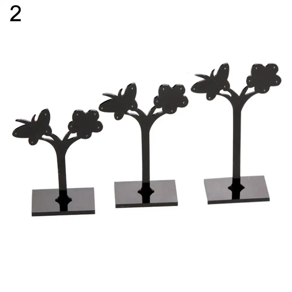 3Pcs Crotch Earring Ear Studs Jewelry Rack Display Stand Storage Hanger Holder
