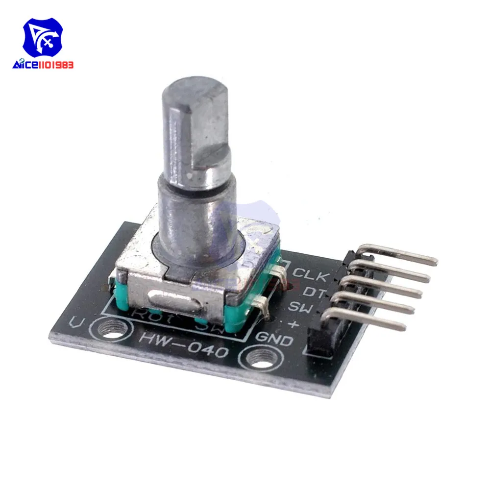 Diymore Modul Encoder Putar Sensor Bata 5 Pin Modul Papan Pengembangan UNTUK Arduino