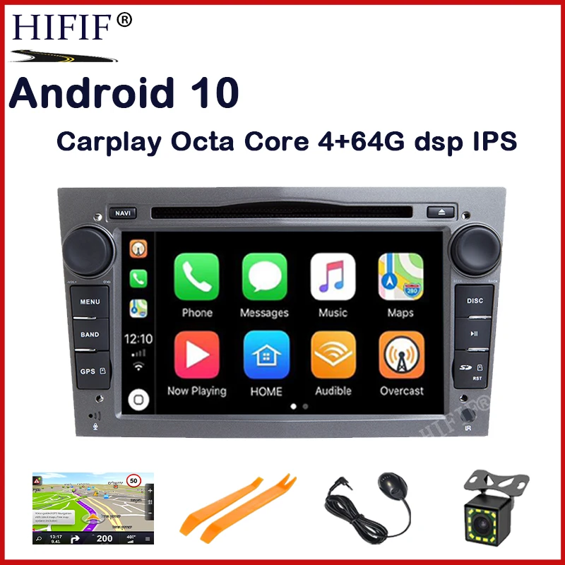 

IPS Octa Core 7'' 2 Din Android 10 DSP 1024*600 HD Car DVD Player For Opel Astra Vectra Antara Zafira Corsa GPS Navigation RadiO