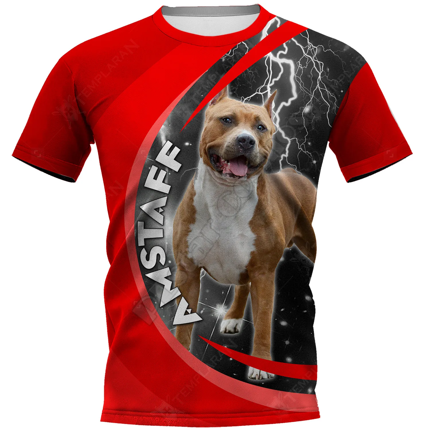 Amstaff 3D Printed t shirts women for men Summer Casual Tees Short Sleeve T-shirts Short Sleeve Drop Shipping