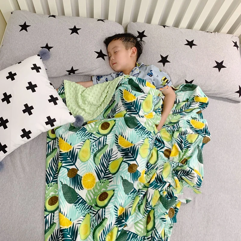 MOTOHOOD Double Layers Velvet Kids Blanket For Baby Blankets Fleece Boys Girls Sleeping Bedding Swaddle  Warm Baby Wrap