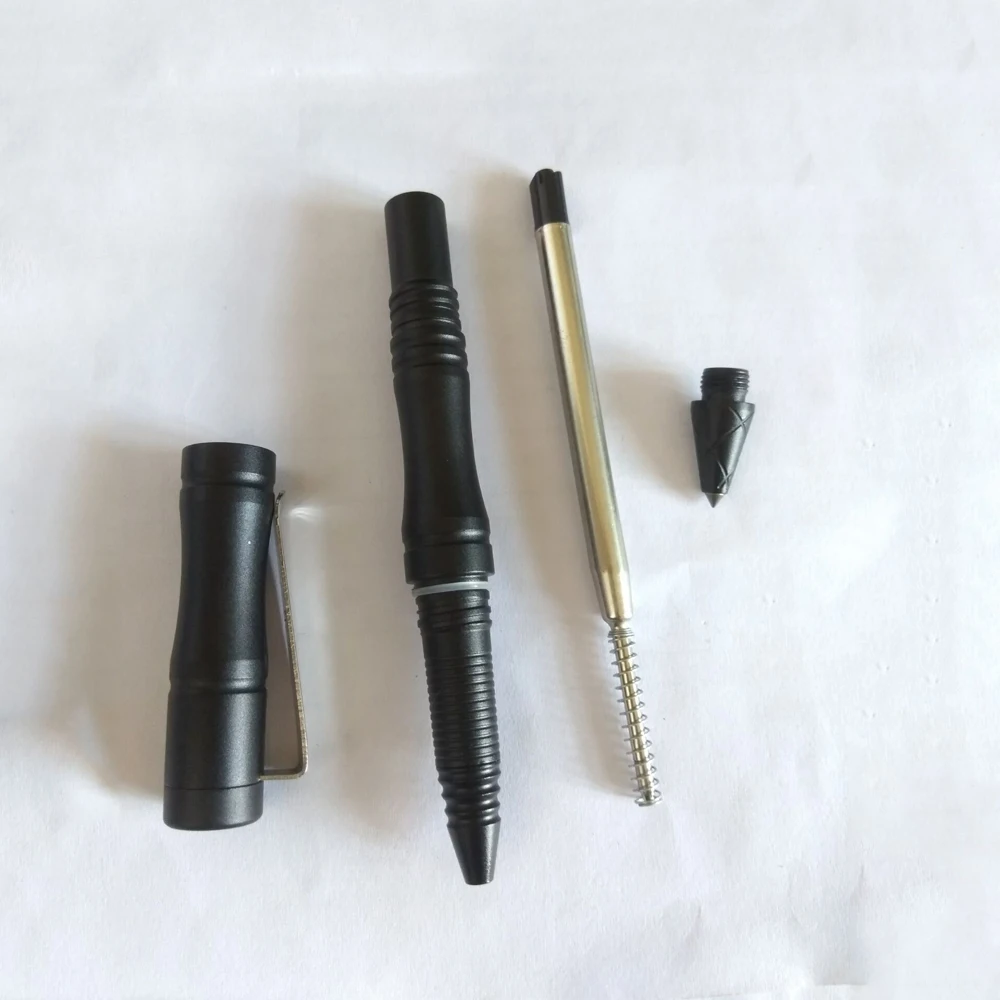 1 stücke Selbstverteidigung Tactical Pen Wolfram Stahl Kopf Taktische Stift Sicherheit Schutz Liefert Verteidigung Werkzeug EDC Fenster Breaker