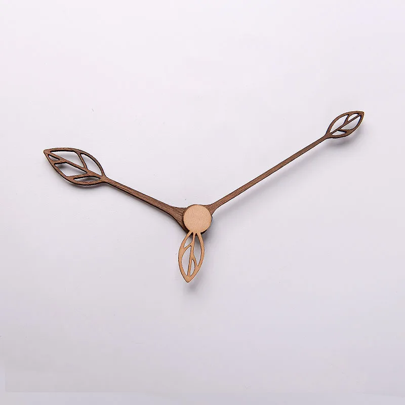 Solid Wood DIY Wall Clock Hands Repair Parts Tools Home Decor Walnut Wood Quartz Clock Pointers Suitable for 12 14 inch Clocks