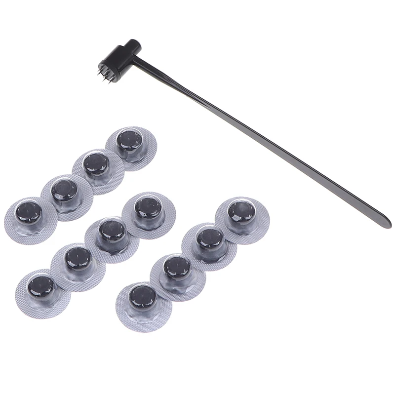Double Head Chinese Acupuncture Needle Needle Seven Star Dermal Needle With 12 Replacable Head Skin Needle