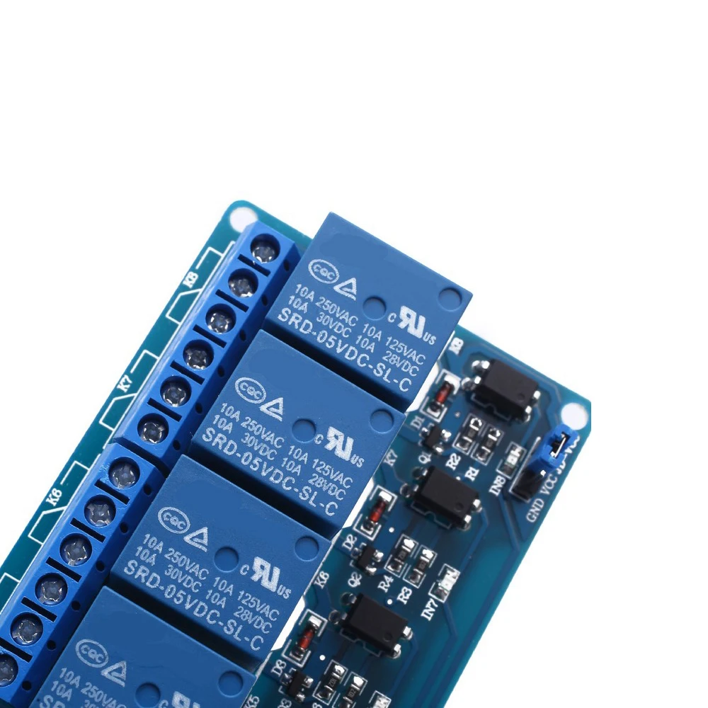 5V 12V 24V 8 Channel Relay Modul dengan Optocoupler Relay Output 8 Cara Modul Mendukung AVR / 51 / PI