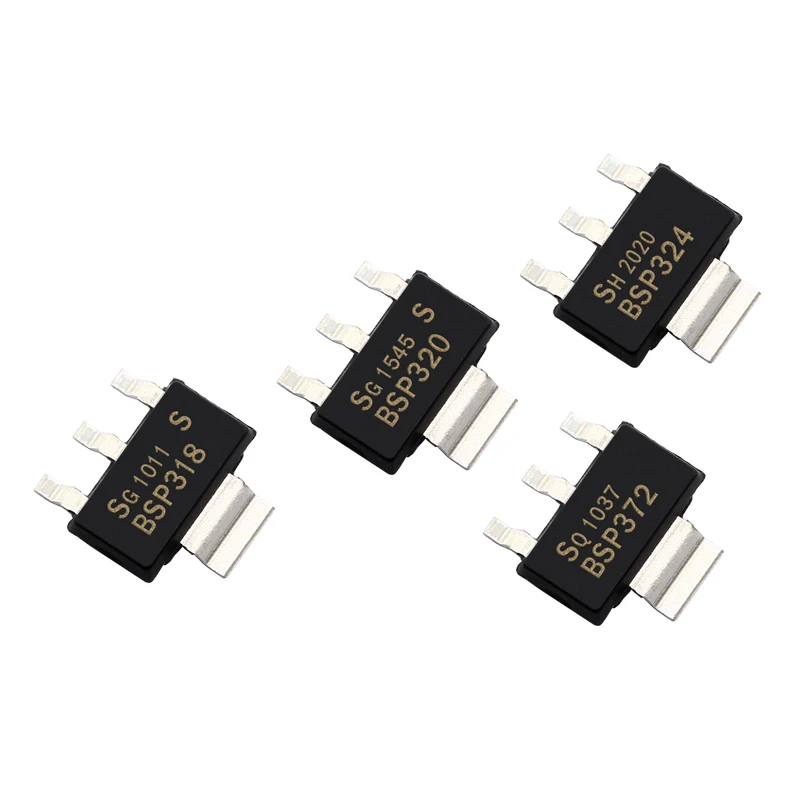 10 Pcs/Set Polouta BSP324 SOT223 SMD Field Effect Tube MOS Transistors Triodes Electric Acoustic Components Kits Arduino Nano