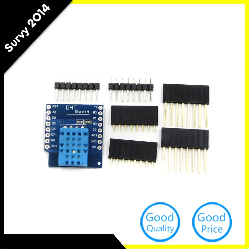 DHT Shield For WeMos D1 Mini DHT11 Single-bus Digital Temperature And Humidity Sensor Module For Wemos D1 Mini