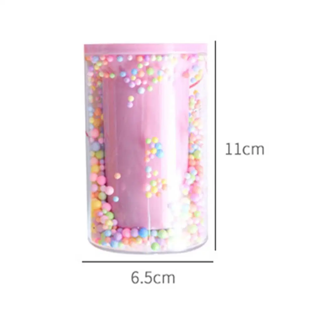 Pen Pencil Holder with Colorful Balls Desktop Storage Box Office Desk Organizer Stationery
