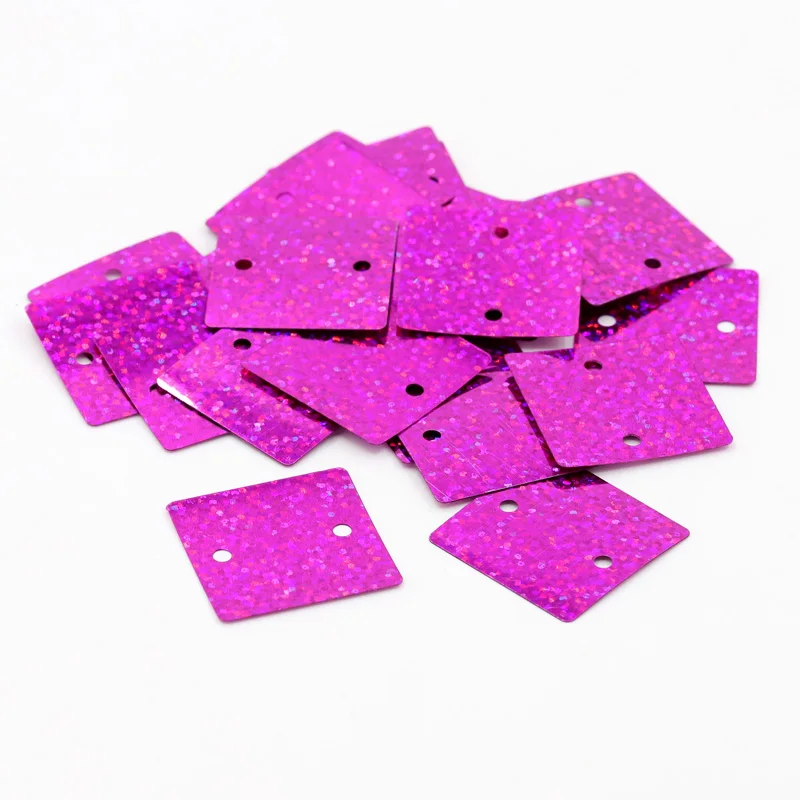 10g/30mm square laser sequins PVC flakes DIY handmade jewelry clothing accessories