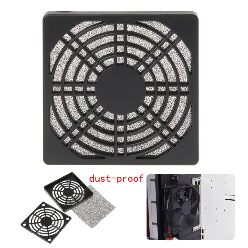 Staubdicht 120mm Fall Fan Staub Filter Schutz Grill Protector Abdeckung Für PC Compute