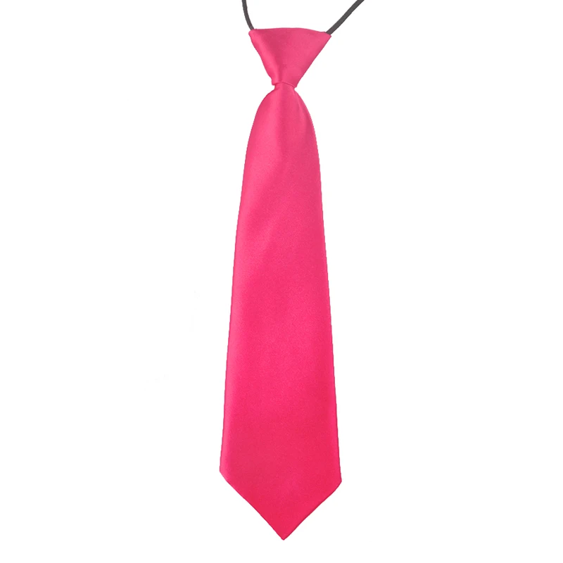 Kid Boy Solid Classic Neck Tie, Wedding Party Gift