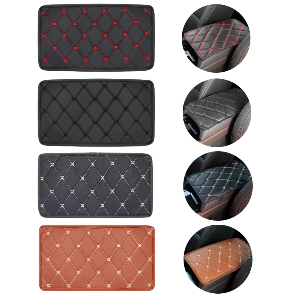 Durable Wear Mat For Car Auto SUV Armrest Box Pad Cover Center Console Box Armrest Pad Cushion Cover Accessories