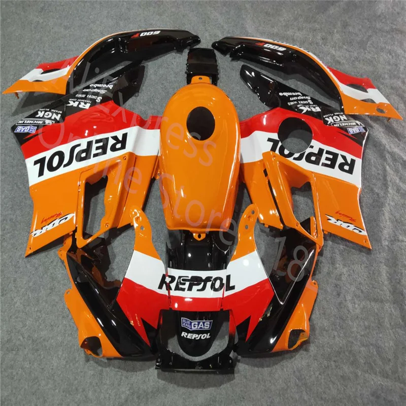 Orange red white black For Honda CBR600F2 1991-1994 ABS Motorcycle Parts CBR 600 F2 91-94 CBR600 F2  Motorbike Fairing Bodywork