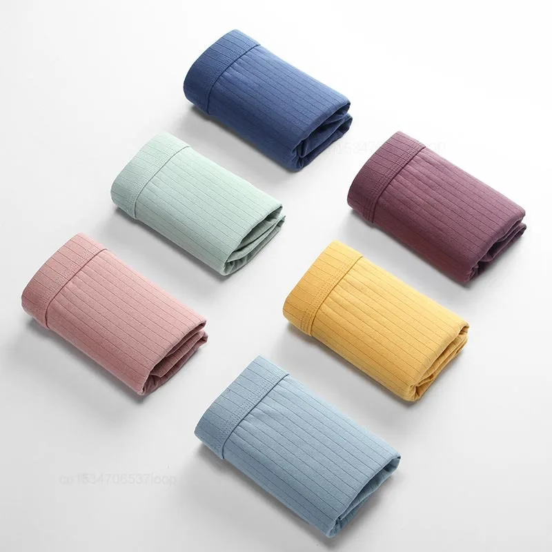 شاومي الرجال الملاكم السراويل الرجال الملاكم الملابس الداخلية لينة boxershort القطن مخطط السروال ثلاثية الأبعاد الحقيبة تنفس السراويل الذكور سر...