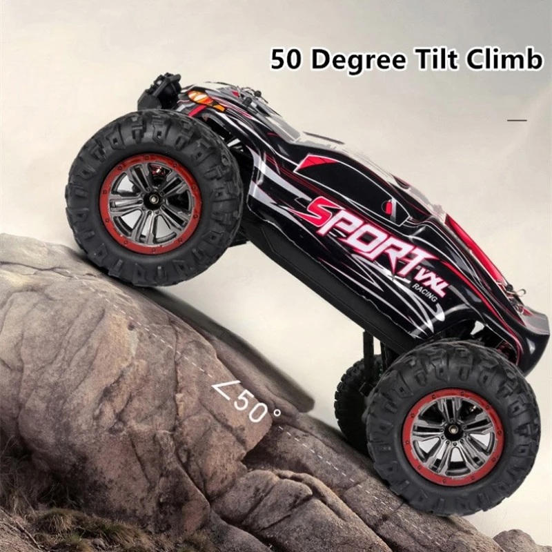 Large High Speed Brushless RC Off-Road Climbing Car 2.4G 4WD 70KM/H Alloy Gear Independent Shock Absorber Remote Control Toy Car