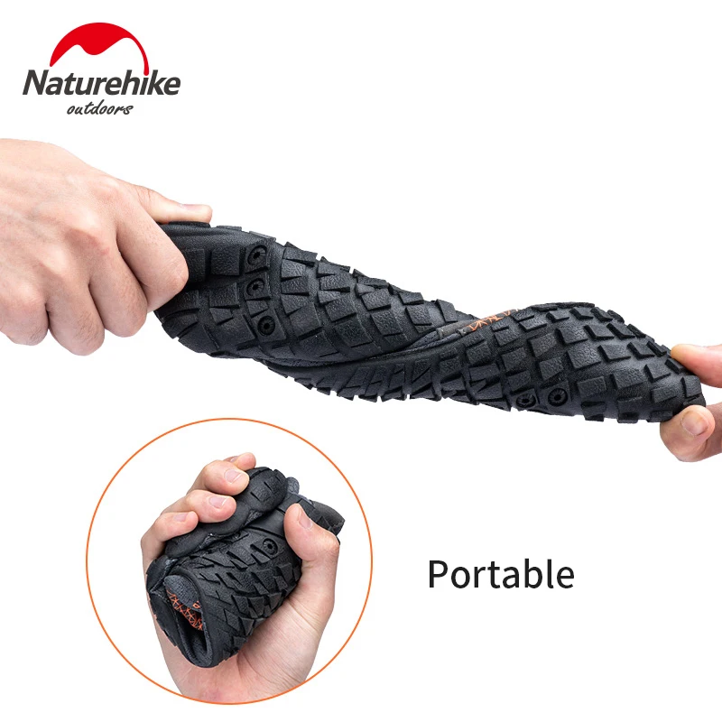 Naturehike Outdoor Rubber Soled Non-slip Wading Women/Men Shoes Summer Quick-Dry Beach Water Shoes Swim Surf Snorkeling Slippers