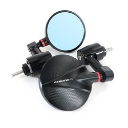 Motorcycle Handle Bar Rearview Side Mirrors Bar End Mirror Fit For Honda CB1000R 2008 2009 2010 2011 2012 2013 2014 2015-2021
