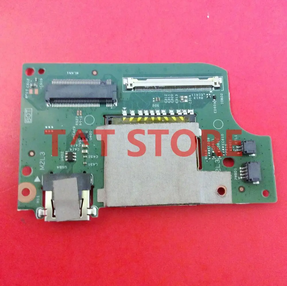 original for DELL INSPIRON 7375 P69G Laptop SD card reader USB BOARD V4DT1 0V4DT1 T946X test good free shipping