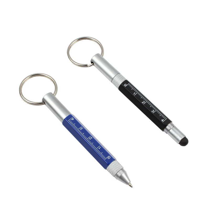 1/20/PCS/LOT NEW Multifunction pen Mini Pocket-size Metal Ballpoint Pen Rotating Small Portable Oil Pen Tool Pen Keychain