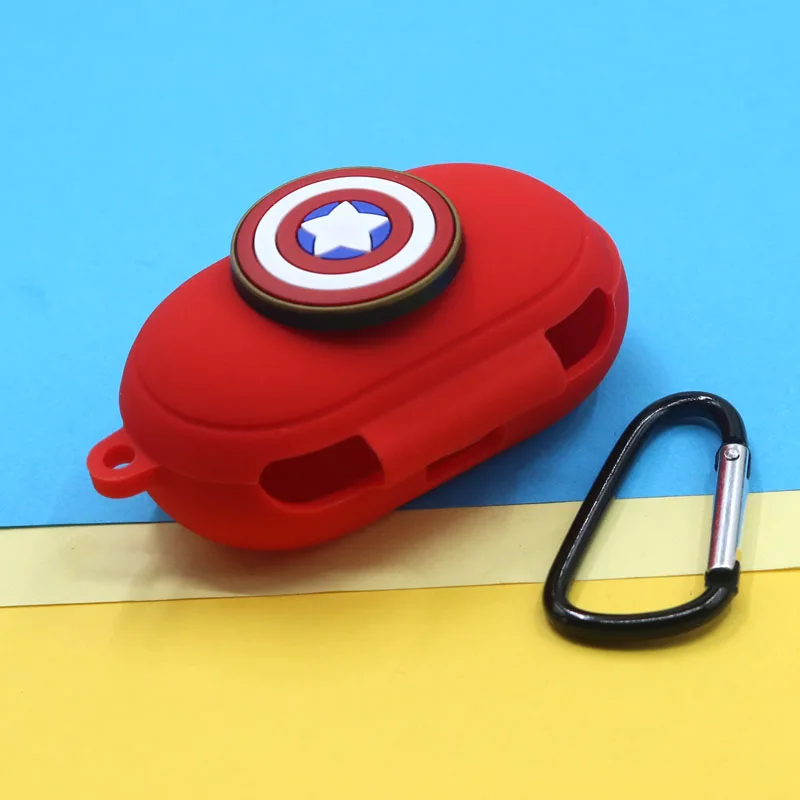 Capa De Fone De Ouvido Disney Com Gancho Capa De Silicone Macia, Fone De Ouvido Bluetooth Sem Fio, Shell Para Samsung Galaxy Buds Plus