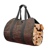 Supersized Canvas Firewood Carrier Log Carrying Bag Handbags Wood for Log Carrier Fireplace Tote Firewood Storage Bag Supplies