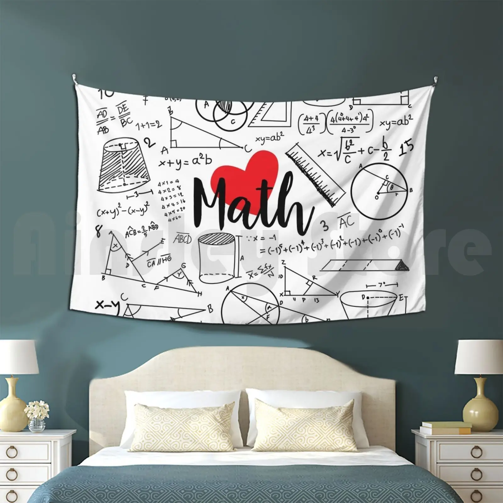 

Гобелен «Я люблю математику» по индивидуальному заказу. Я люблю математику. Математика. Учитель науки. День Пи. Математический юмор.