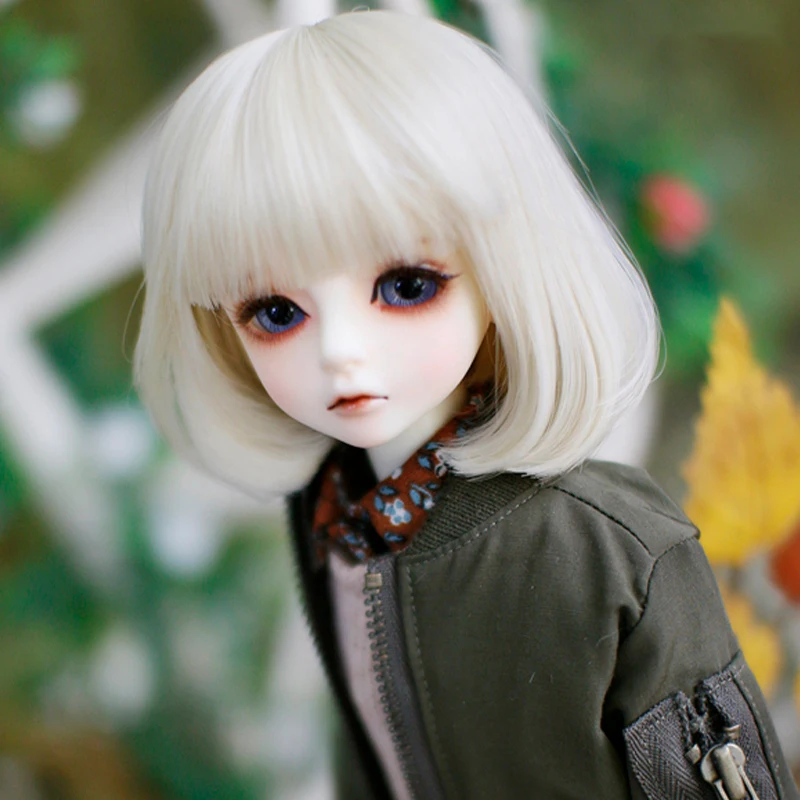 New Style 1/3 1/4 1/6 1/8 Bjd SD Wig Short Hair High Temperature Wire BJD Wig For BJD Doll Many Colors