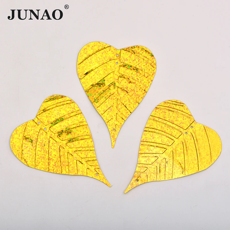 JUNAO 100g 60mm Gold Star Sewing Large Sequin Flat Sequins Paillettes Scrapbooking Sequins for Home Decoration DIY Crafts