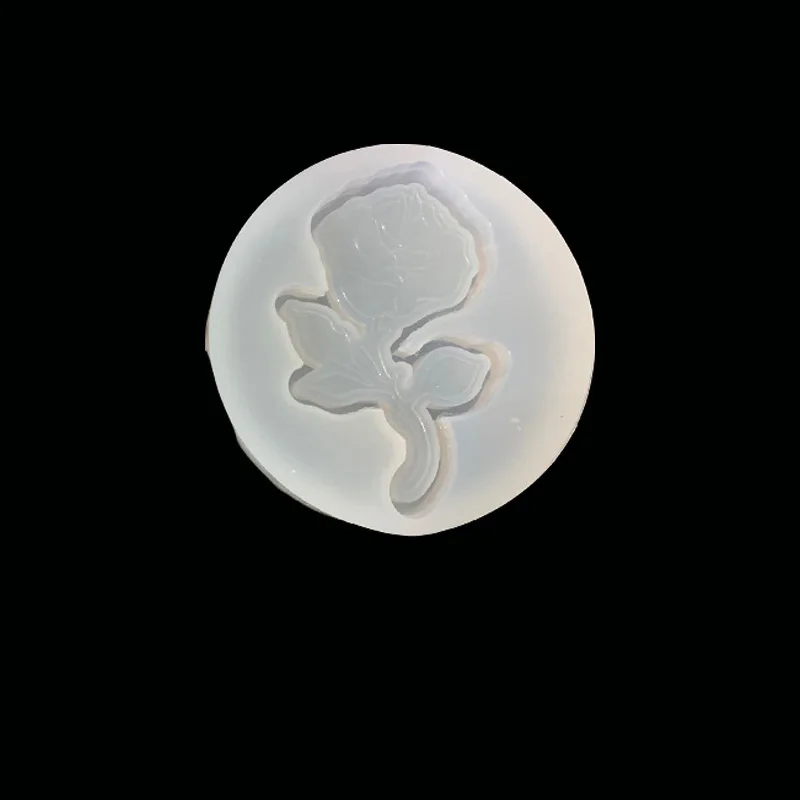 Rose Flower Shaker Silicone Mold DIY Resin Heart Star Shakers Charms Epoxy Resin Jewelry Accessories Pendant Molds Handmade