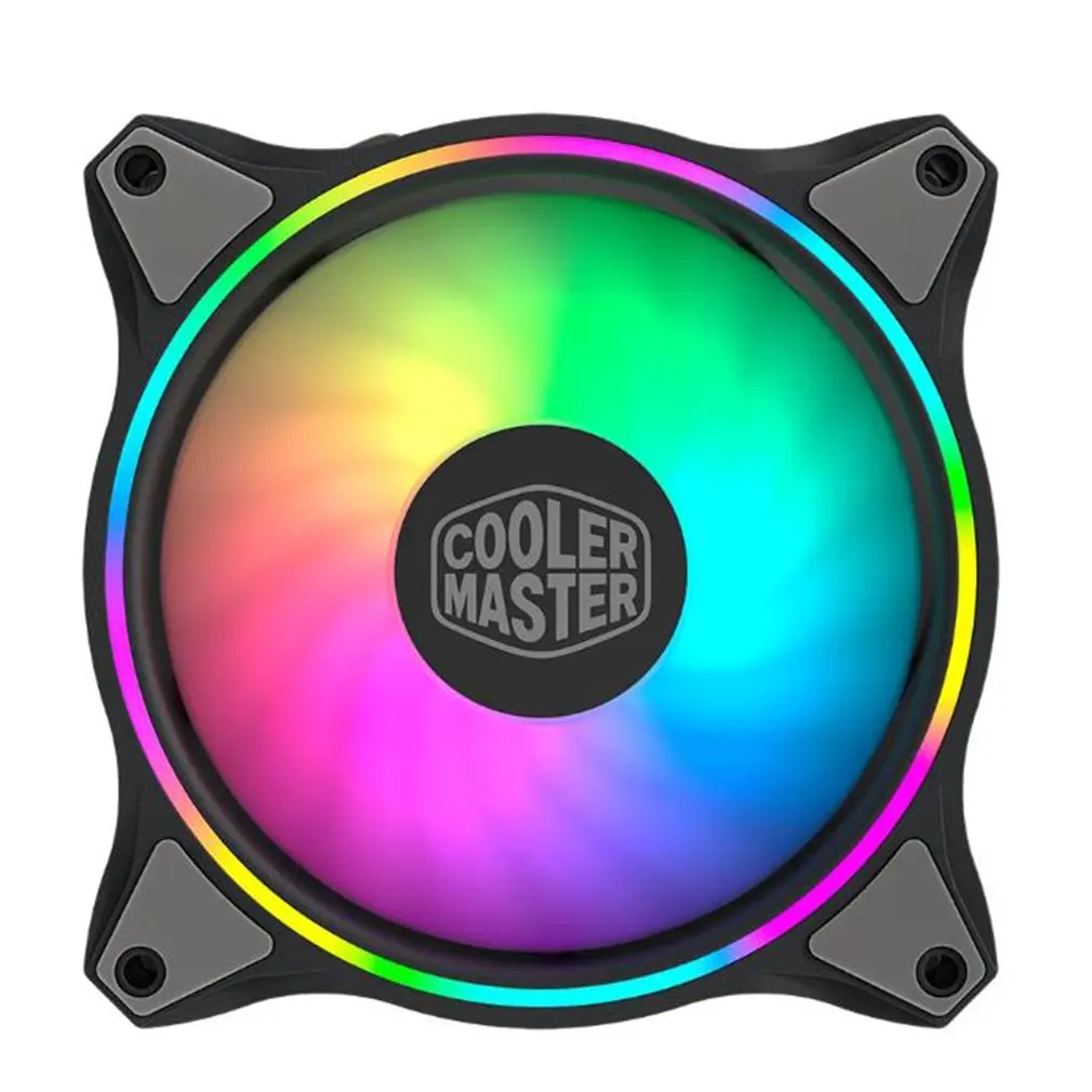 

MF140 HALO ARGB 14cm RGB 5V/3PIN Computer Case Quiet PWM Fan PC CPU Cooler Water Cooling Replaces Fans