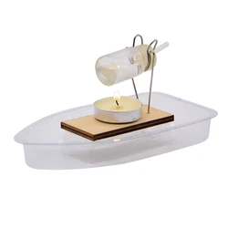 Kids Physics Science Educational Experiment Kit - DIY Assembly Steamboat Model Toy