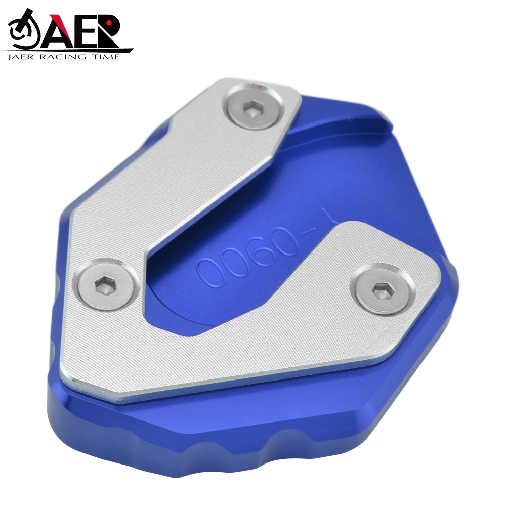 Motorcycle Kickstand Sidestand Foot Enlarger Extension Plate Pad for Yamaha MT09 Tracer Tracer900 XSR900 Abarth Tracer900GT