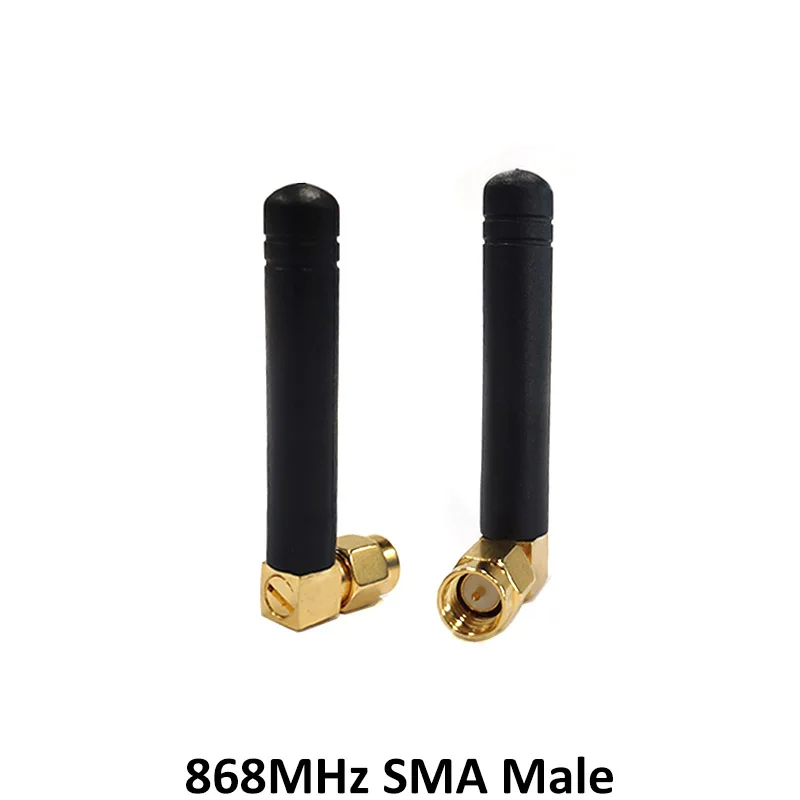 GRANDWISDOM 10pcs 868mhz antenna 3dbi sma male 915mhz lora antene pbx iot module lorawan signal receiver antena