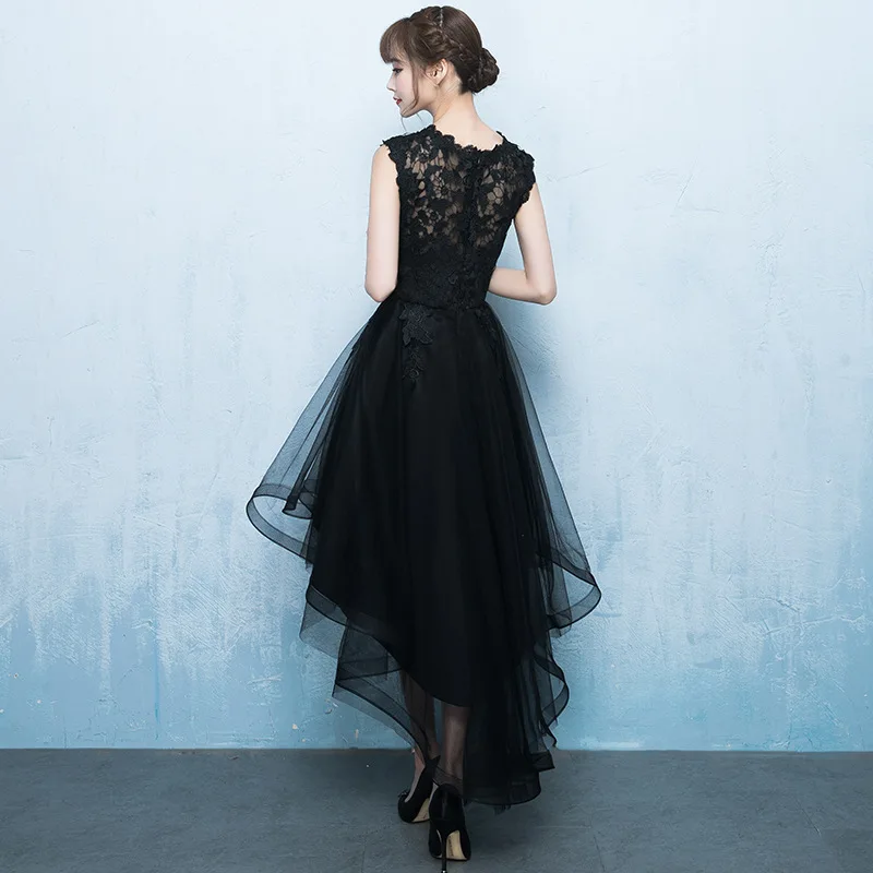 New Black High-Low Prom Dresses DongCMY 2024 Vestidos Elegant Party Special Occasion Women Dress