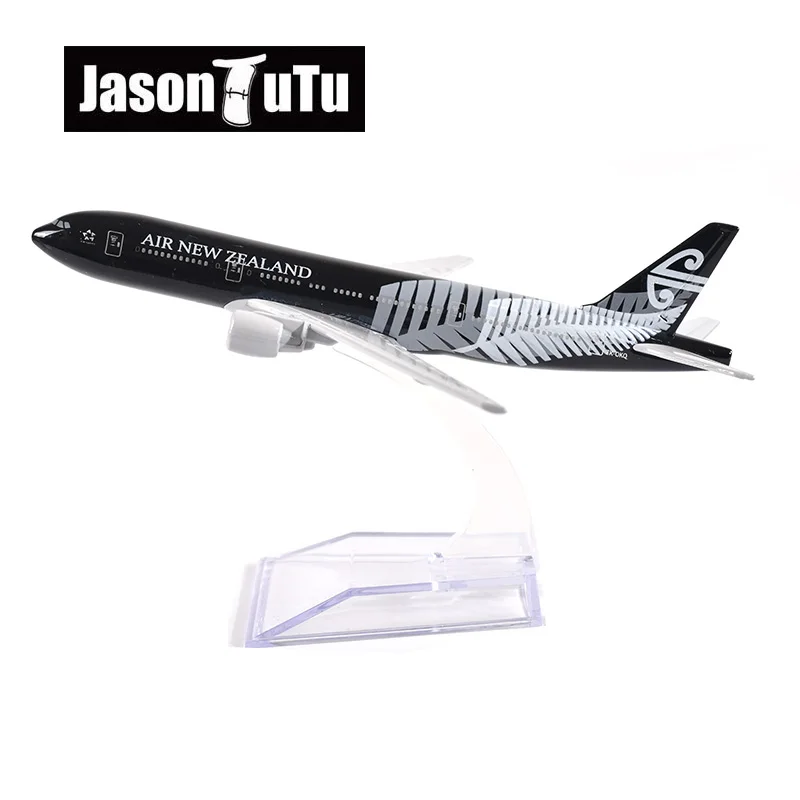 JASON TUTU 16cm Air New Zealand Boeing B777 Airplane Model Plane Model Aircraft Diecast Metal 1/400 Scale Planes Dropshipping