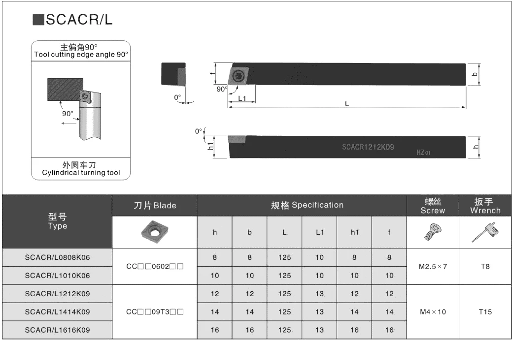 BEYOND  90 ° SCACR SCACL SCACR1010H06 SCACR1212H06 Carbide Chèn Vỏ Bên Ngoài Xoay Thông Minh Toolholder 20Mm 25Mm CCMT06/09/12
