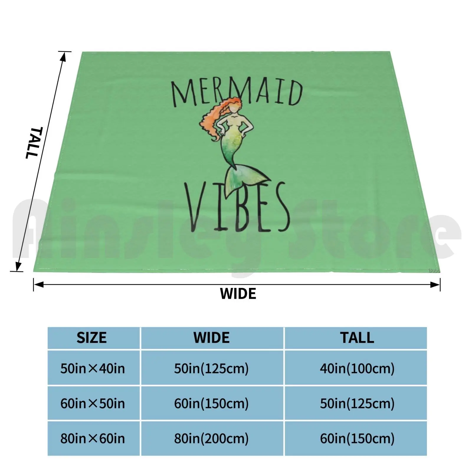 Blanket Mermaid Vibes 1260 Mermaid Vibes Mermaid Mermaids Vibes Cute Summer Legendary Animals