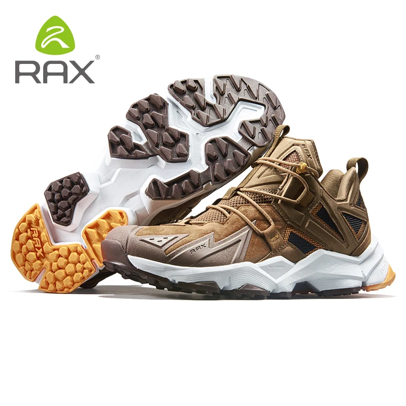 Rax Men Hiking Shoes Waterproof Outdoor Sneakers for Men Lightweight Outdoor Jogging Shoes Mountain Shoes for Men Trekking Shoes