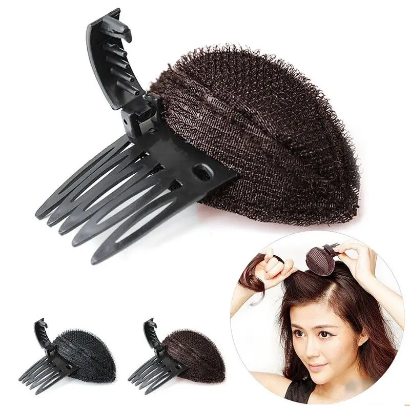 Forehead Sponge Hair  Pads Invisible Sponge Volume Fluffy Puff Clip Comb Insert Base Diy Styling Hairdressing Tool Headwear