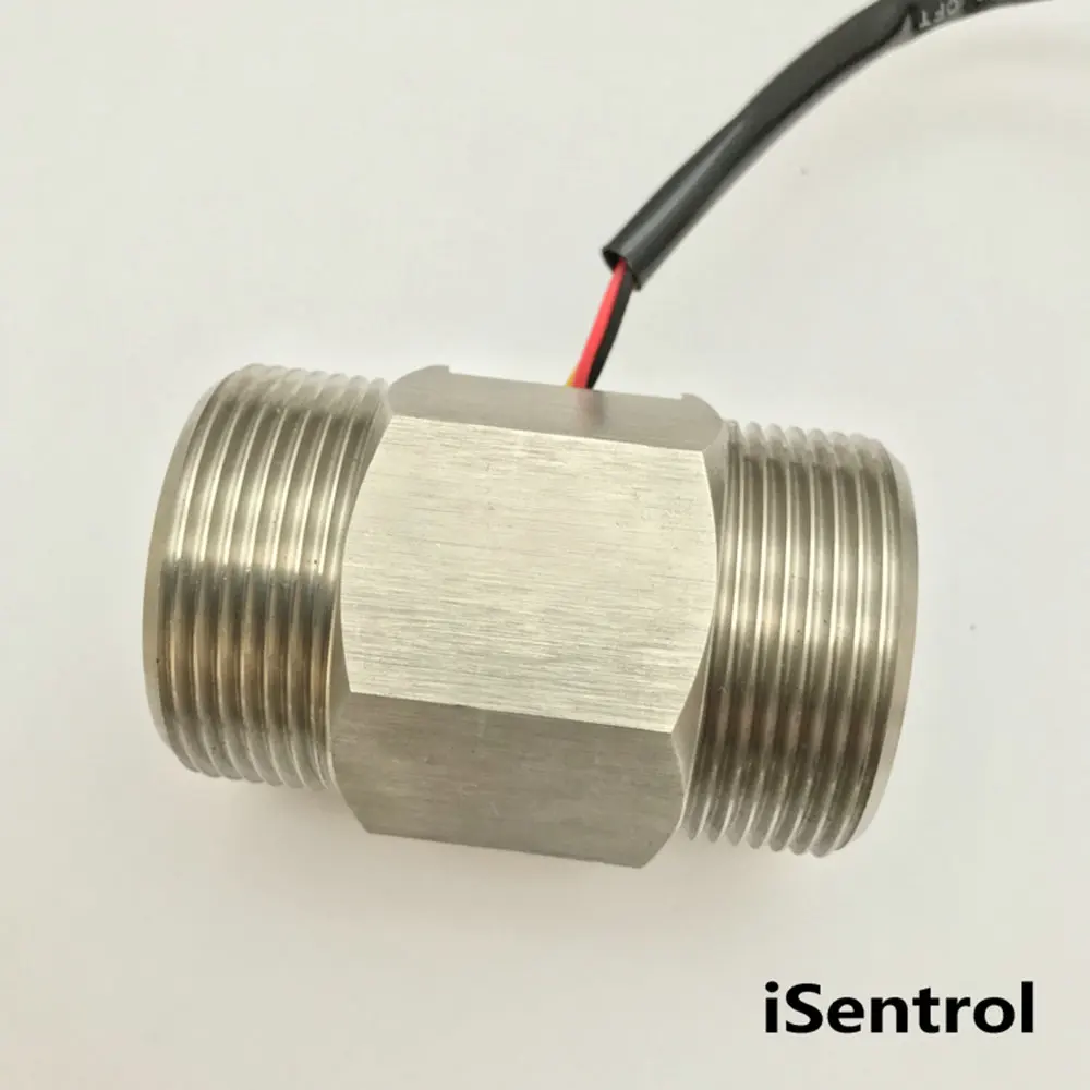G1-1/2 DN40mm Hall Water Flow Sensor USS-HS121TA 5-200L/Min SUS304 Flowmeter