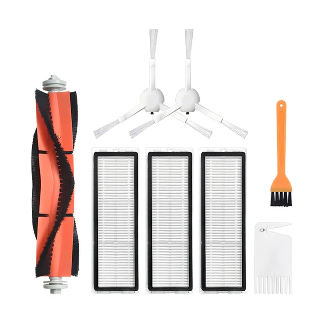 New Main Brush Hepa Filter Side Brushes Mop Cloth for Xiaomi Mijia Vacuum 1C 2C 1T F9 Vacuum Cleaner STYTJ01ZHM and STYTJ02ZHM