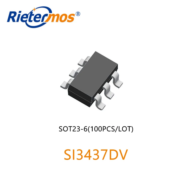 100PCS SI3437 SI34378DV SOT23-6 TSOP-6 PMOS -150V ORIGINAL